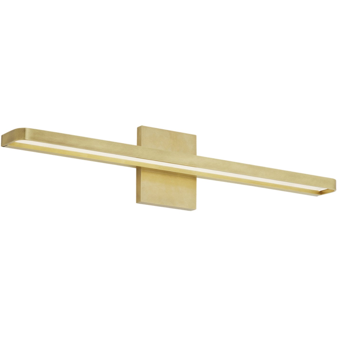 Visual Comfort Architectural 700BCBND36NB-LED930 Sean Lavin Banda LED 36 inch Bath Light Wall Light, Integrated LED, Natural Brass Finish