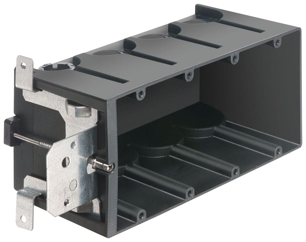 Arlington FA104 4-Gang In/Out Adjustable Screw Mount Adapter Box 10 Pack