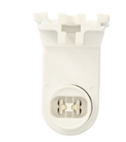 Leviton 13464 660W, 600V Fluorescent Lamp holder, Pedestal Base, High Output, Recessed Double Contact (White)