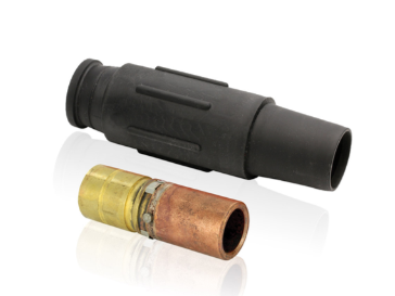 Leviton 23L26-SE 23 Series Plug, Female, 690A Max, 600V Crimp Tube Termination, 500-750 MCM Cable Range, Black Finish