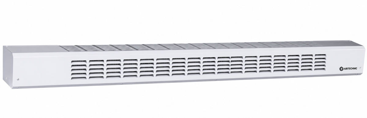 Ouellet OPPM0308AM 24" Mini steel draft barrier Electric Baseboard Heater - Voltage: 208V - Wattage: 300W - Finish: Almond
