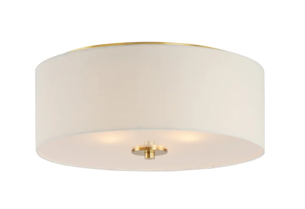 Maxim Lighting 10010OMNAB Bongo 3 Light 18 Inch Wide Flush Mount Drum Ceiling Fixture