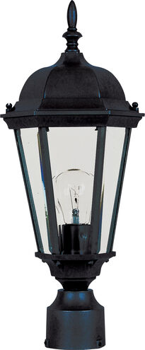 Maxim Lighting 1001BK Westlake 1 Light 19 inch Black Outdoor Pole/Post Lantern Light