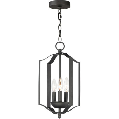 Maxim Lighting 10035BK Provident 3 Light 10 inch Black Single Pendant Ceiling Light