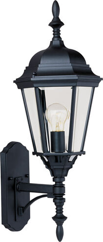 Maxim Lighting 1003BK Westlake 1 Light 24 inch Black Outdoor Wall Mount Light