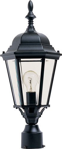 Maxim Lighting 1005BK Westlake 1 Light 21 inch Black Outdoor Pole/Post Lantern Light