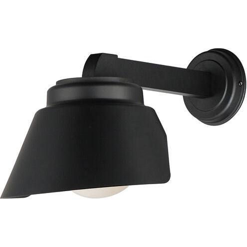 Maxim Lighting 10117SWBK Habit 1 Light 10.25 inch Black Outdoor Wall Mount Light
