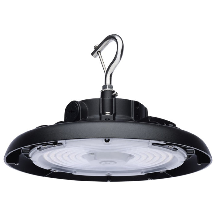 Nuvo 65-770R3 UFO LED High Bay, Selectable Wattage 80W, 100W, 120W, Multi-Color Temperature, Voltage 120-347V, Black