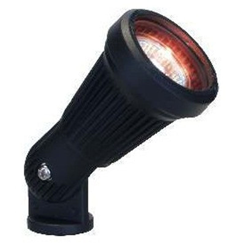 Orbit 1020-BK Aluminum Cast Hooded Large Bullet Landscape Light, Black Finish