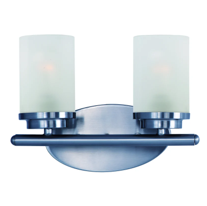 Maxim Lighting 10212FTPC Corona 2 Light 12 inch Polished Chrome Bath Vanity Wall Light