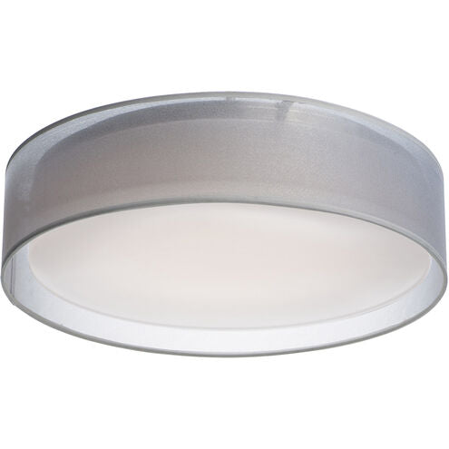 Maxim Lighting 10222WO Prime LED 20 inch Flush Mount Ceiling Light White Organza