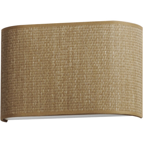 Maxim Lighting 10229GC Prime LED 13 inch ADA Wall Sconce Wall Light Grass Cloth
