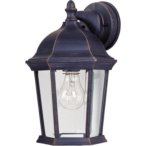 Maxim Lighting 1024EB Builder Cast 1 Light 12 inch Empire Bronze Outdoor Wall Mount Light