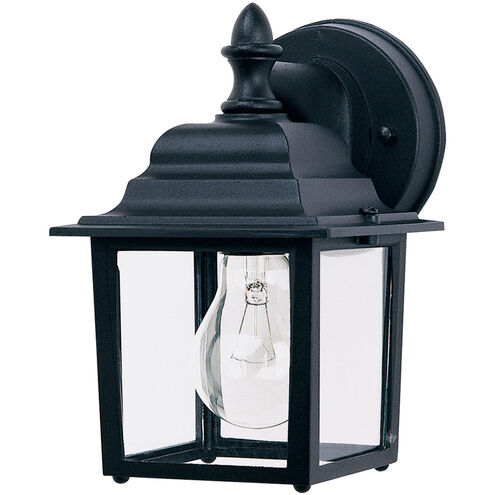 Maxim Lighting 1025BK Builder Cast 1 Light 9 inch Black Outdoor Wall Mount Light