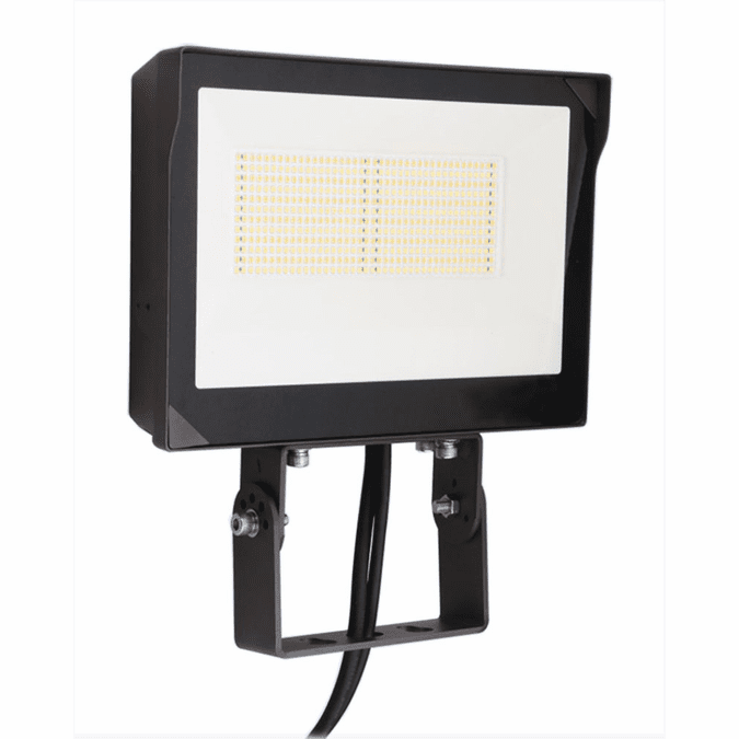 Cyber Tech Lighting LF150BZ/CCT Mount Flood Fixture with Yoke Arm Mount, Selectable Wattage 150W/120W/100W, Color Temperature 3000K, 4000K, 5000K