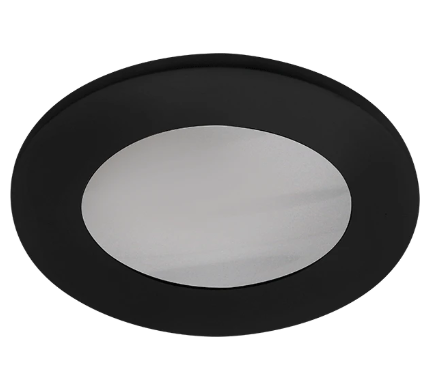 Lotus LED Lights LED-2-S8W2-3018K-2RRAK-2RST-BK-24D 2 inch Recessed Downlight LED, Wattage 8W, Dim to Warm 3000-1800K, Lumens 600 lm, 24° Beam Angle, Alzak Reflector,  Round Shower Trim, Black