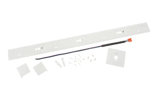 Keystone KT-LALED-4A-WM-KIT Wall Mounting Kit for 48" Series A Linear Arch Fixtures, White