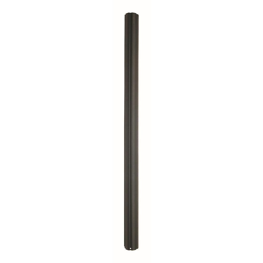 Maxim Lighting 1093BK Black 84 Inch Burial Pole with Photo Cell Side View