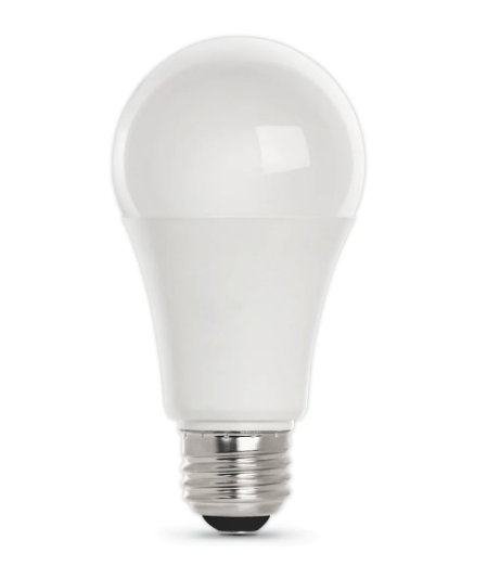 Feit Electric A1600/827/10KLED/2 A19 Soft White Non Dimmable General Purpose LED Blub Light, Color Temperature 2700K, Wattage 15W , Voltage 120V - 2 Pack