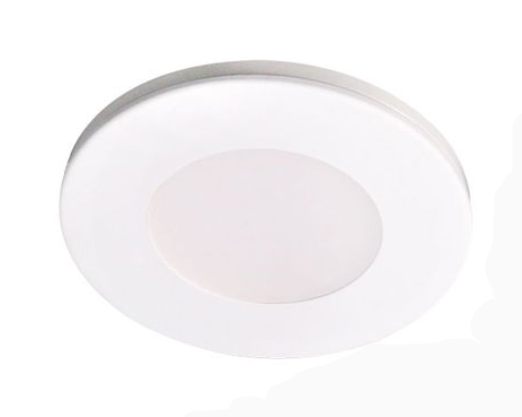 Lotus LED Lights 10P-AD-107T-3K-WH-24V Ultra Slim LED Puck Light, Wattage 2.2W, Voltage 24V, Color Temperature 3000K, Lumens 150 lm, CRI 90+ with White Trim -10 Pack
