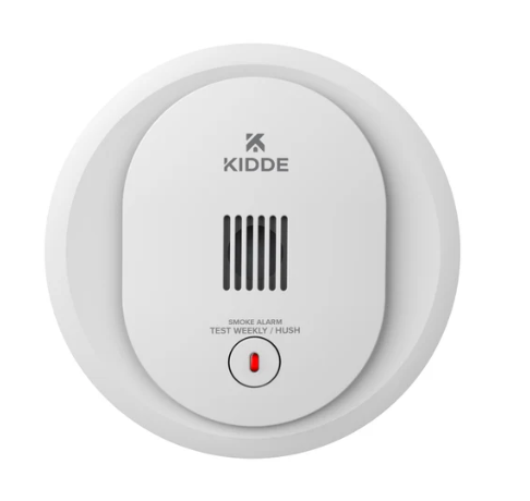 Kidde 10SDR Detect Compact Smoke Alarm, AA Battery Powered