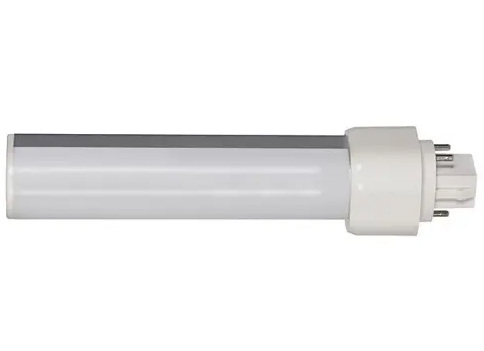 Satco S29850 LED PL Bulb, 4-Pin Horizontal Ballasts, Wattage 9W, Color Temperature 3000K, 1050 Lumens