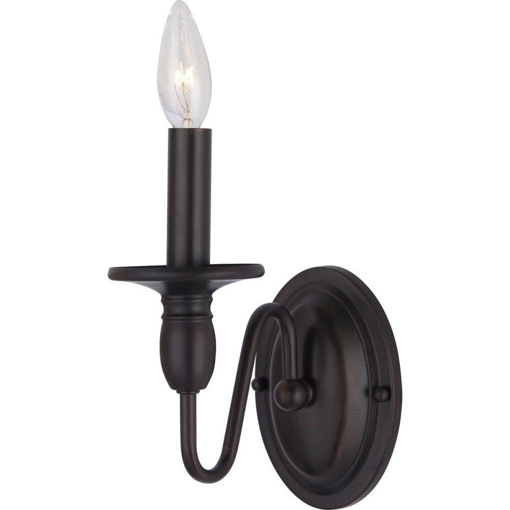 Maxim Lighting 11031OI Towne 1 Light Oil Rubbed Bronze Wall Sconce