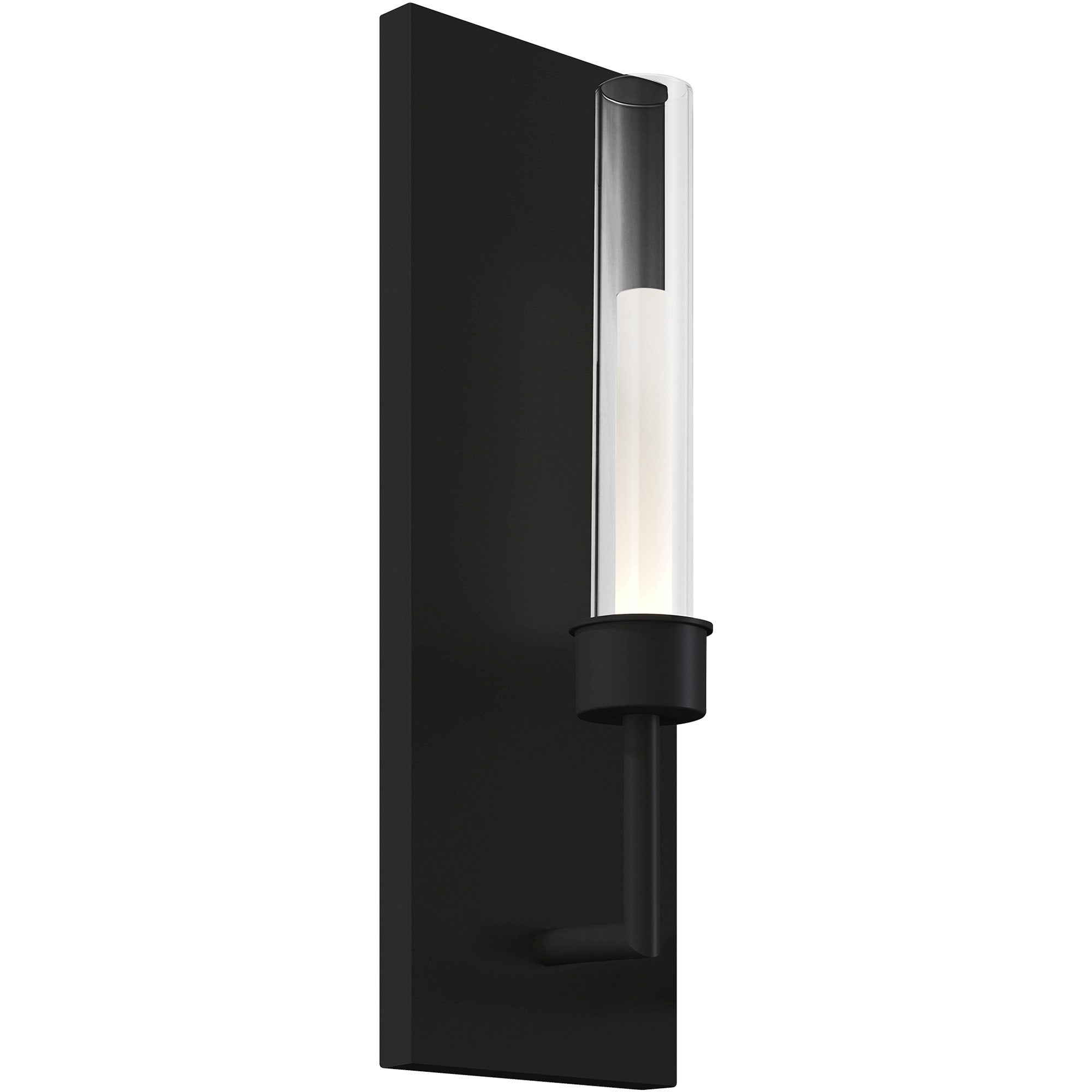 Visual Comfort Modern Collection 700WSLNG1B-LED930-277 Linger 8.3W 3000K LED ADA Wall Light Nightshade Black