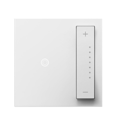 Legrand ADTP4FBL3PW4 Adorne 0-10V SofTap Dimmer with Microban, White Finish