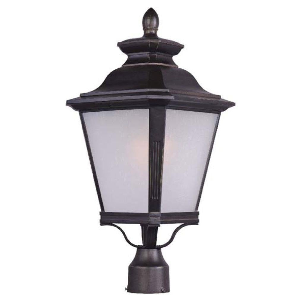 Maxim Lighting 1120FSBZ Knoxville 1 Light 9 inch Bronze Outdoor Post Lantern