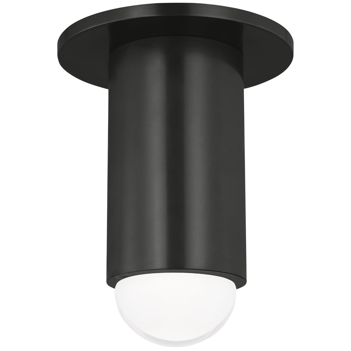 Visual Comfort Architectural 700FMEBL6Z-LED927 Kelly Wearstler Ebell Small 4.5" LED Flush Mount Dark Bronze 2700K