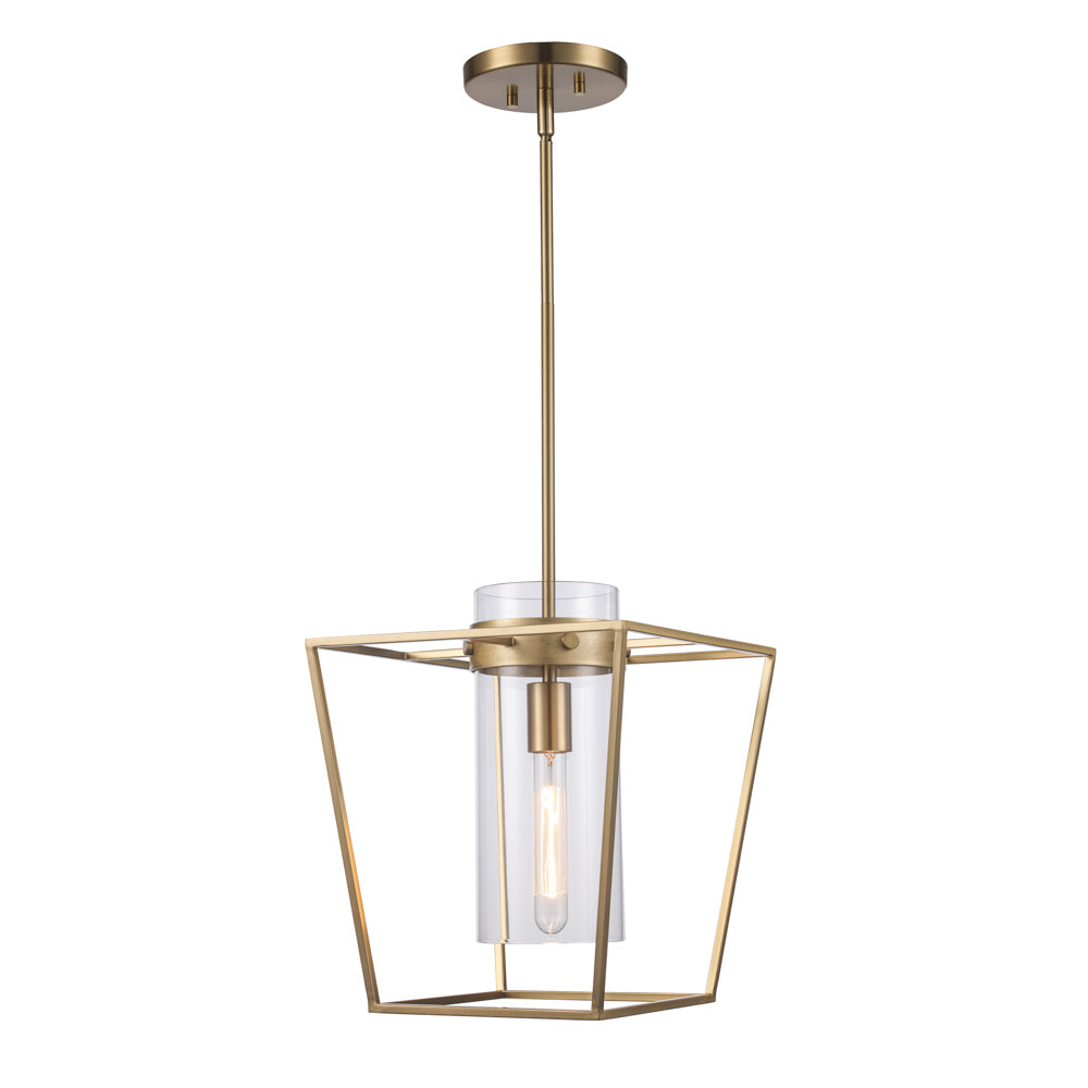Trans Globe Lighting 11390 AG antique gold pendant light