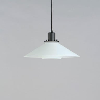 Maxim Lighting 11412BKWT Oslo Pendant Light Side Angle View
