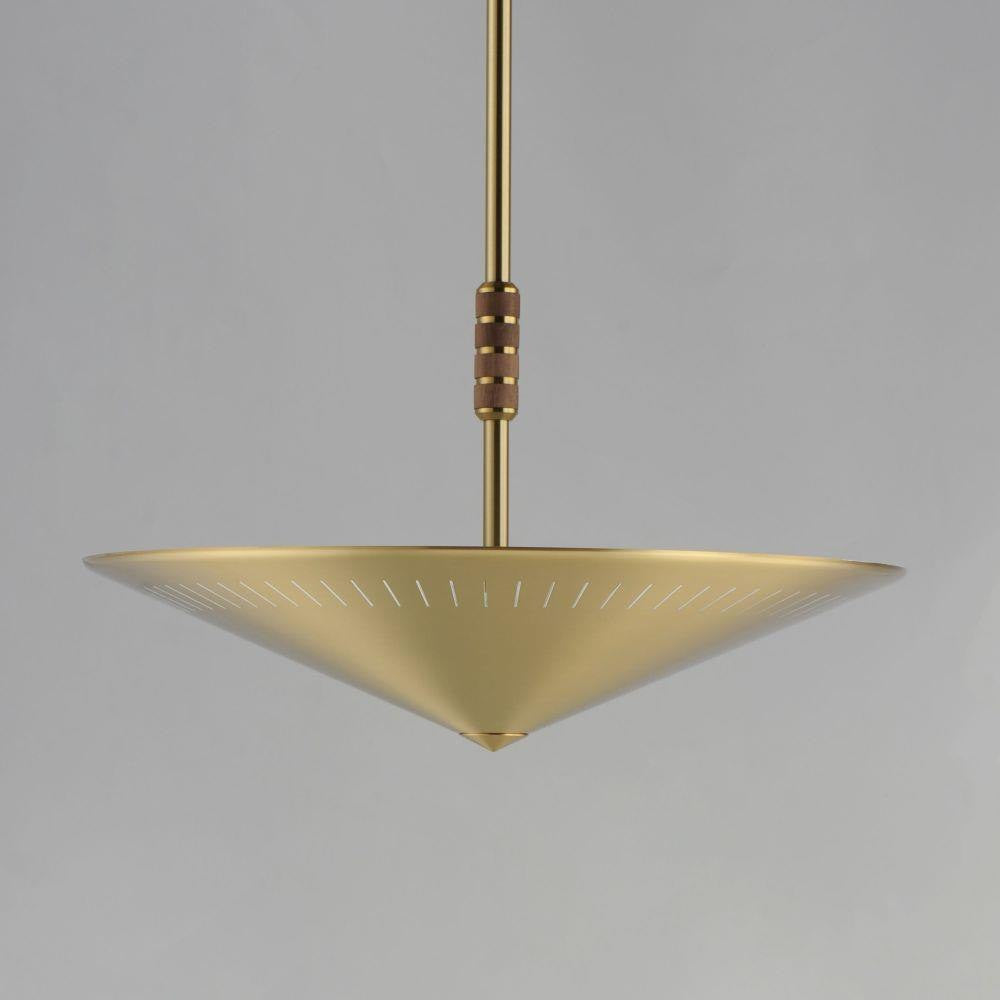 Maxim Lighting 11436NAB Helsinki 3 Light Natural Aged Brass Pendant Ceiling Light
