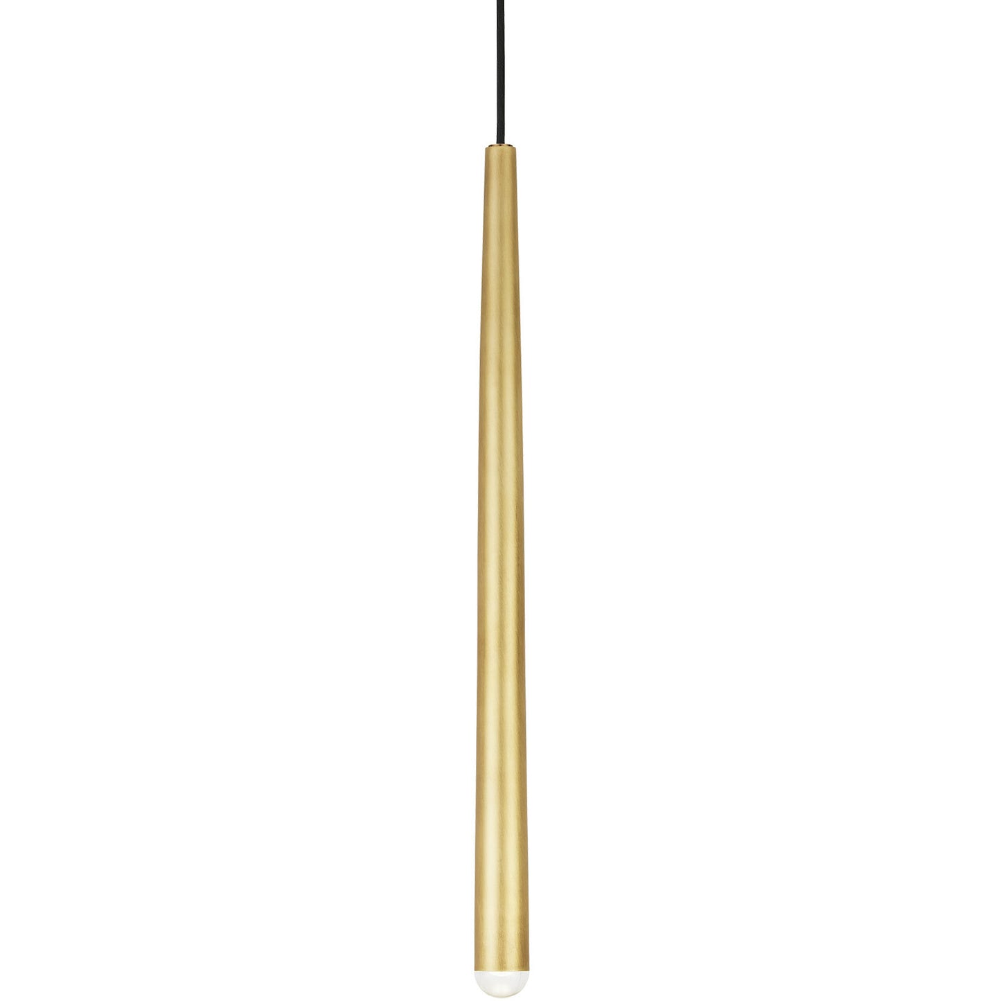Visual Comfort Modern Collection 700TRSPAPYL1PNB-LED930 Pylon 4.6W 3000K LED Pendant Natural Brass