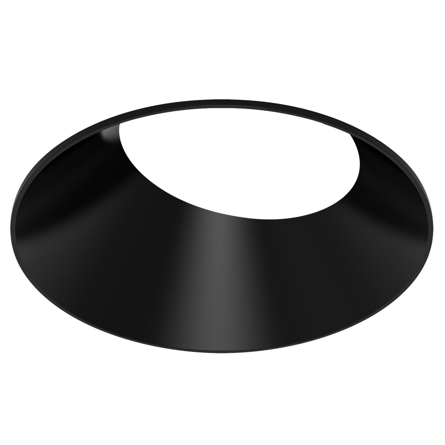 CSL Lighting ED5-KRASTBK ECO 5in Round Adjustable Flangeless Trim, Black Finish