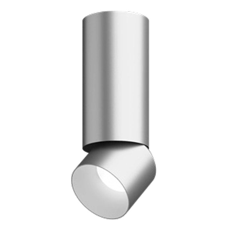 Visual Comfort Architectural ENCY3RF-L159271A-UNV-AA ENTRA 3" 15W Adjustable LED Cylinder Flush Mount, Brushed Aluminum Reflector & Cylinder, 2700K, 18° Beam Spread