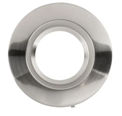 Keystone KT-TRIM-RD-4C-BN Interchangeable Trim for 4" Aviva LED Residential Circular Downlight, Brushed Nickel