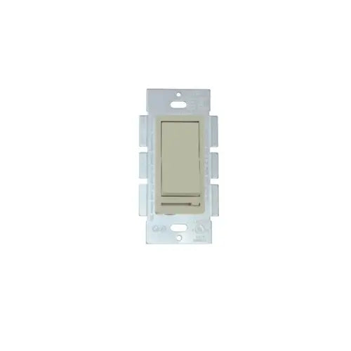 Cyber Tech Lighting SW-DM-600-12-3/LED/IV Rocker Switch w/ Slide Dimmer, Single Pole/3-Way, 18 AWG, Wattage 150W, Ivory