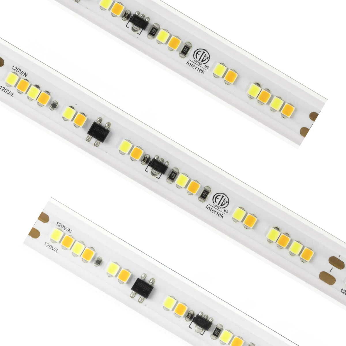 American Lighting 120-H3-3018 Hybrid 3 Warm Dim 150ft LED Strip – 3000K-1800K Tunable, 120V ELV Dimmable, Cuttable (4"), IP65 Wet Location, 4W/ft, 200 lm/ft, cETLus Listed