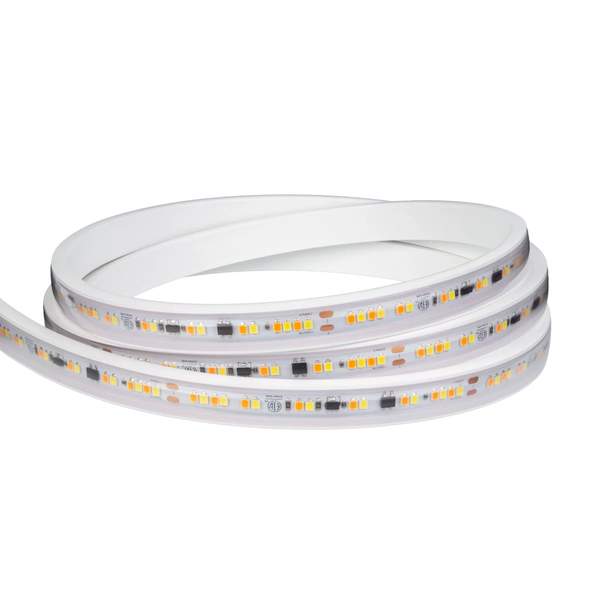 American Lighting 120-H3-3018-CC Hybrid 3 Warm Dim LED Strip – 3000K to 1800K Tunable, 200LM/ft, 90 CRI, 120V AC Direct Wire (Custom Cut, 4" Increments)