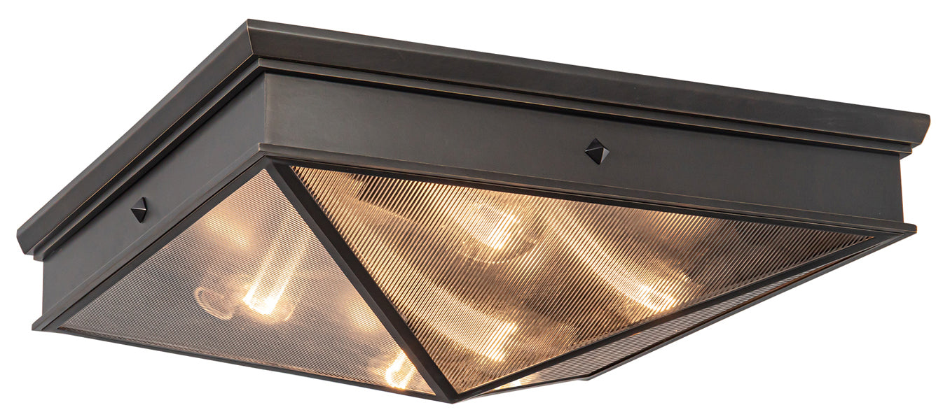 Alora Lighting FM332919UBCR Cairo 4 Light 18.63 inch Urban Bronze Flush Mount Ceiling Light