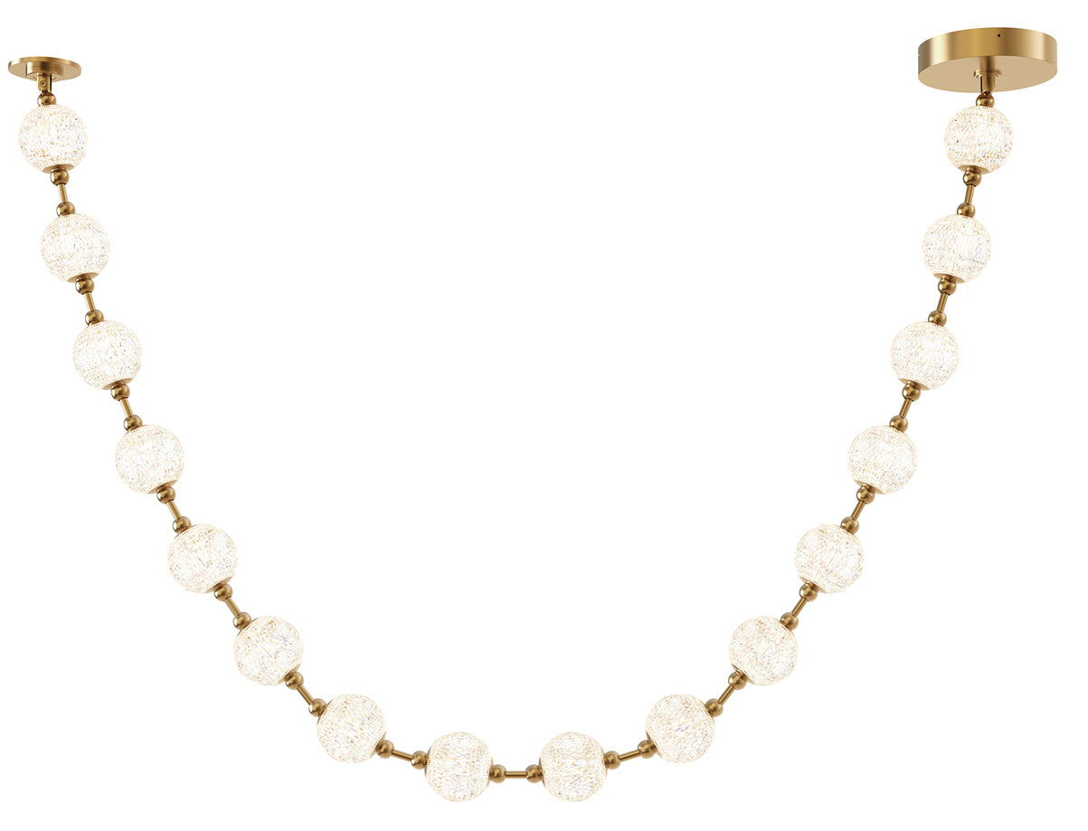 Alora Lighting PD321716NB Marni LED 4.38 inch Natural Brass Pendant Ceiling Light