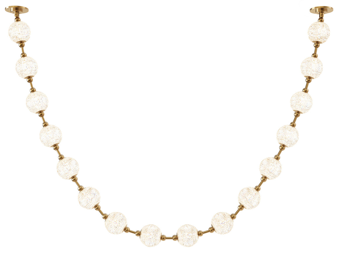 Alora Lighting PD321716NB-RT Marni LED 4.38 inch Natural Brass Pendant Ceiling Light