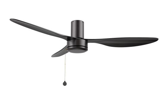 Carro USA CFP523N4-N10-B2-1-FM Haven Modern 52" Home Ceiling Fan, Black Finish