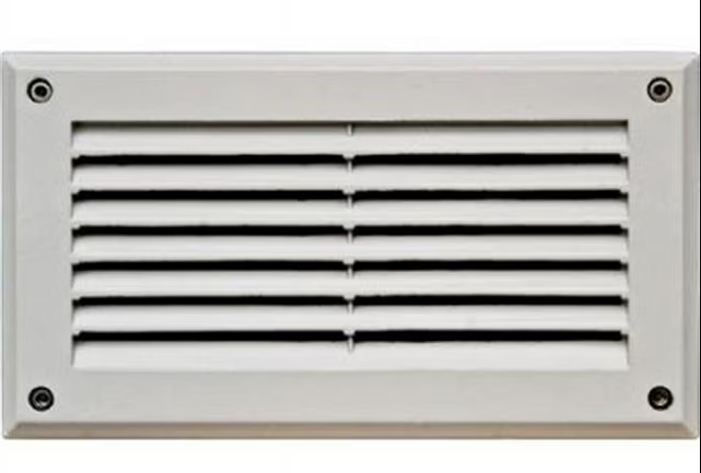 Dabmar Lighting DSL1026-W Louvered Down Step Light, PL7, Wattage 7W, Voltage 120V White