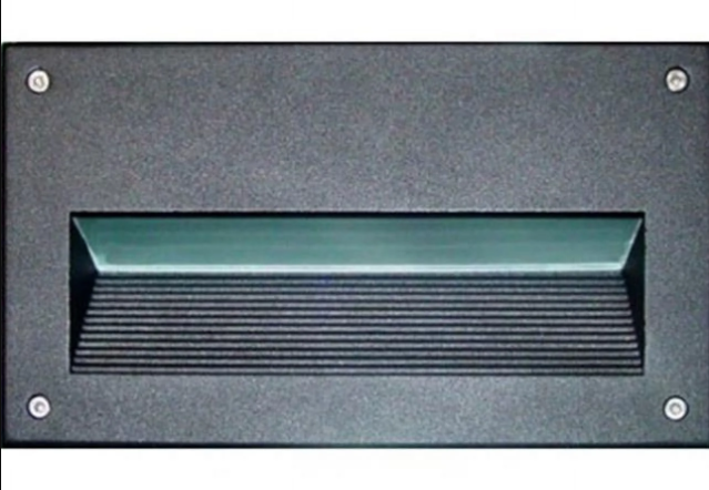 Dabmar Lighting DSL1035-B PL5 Recessed Lens Step Light, Wattage 5W, Voltage 120V, Black