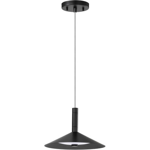 Nuvo 62-2071 Corrine LED Pendant, 10IN, Wattage 18W, Multi-Color Temperature, Matte Black