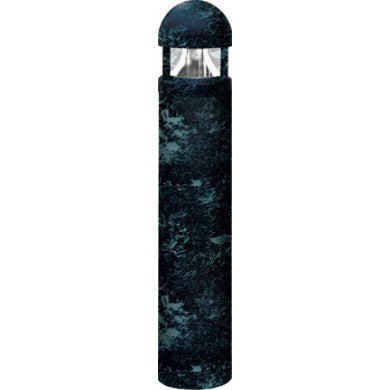 Dabmar Lighting D800-L12-40K-VG G24 LED Powder Coated Cast Aluminium Clear Bollard Light, Wattage 12W, Color Temperature 40K, Voltage 120V-277V, Verde Green