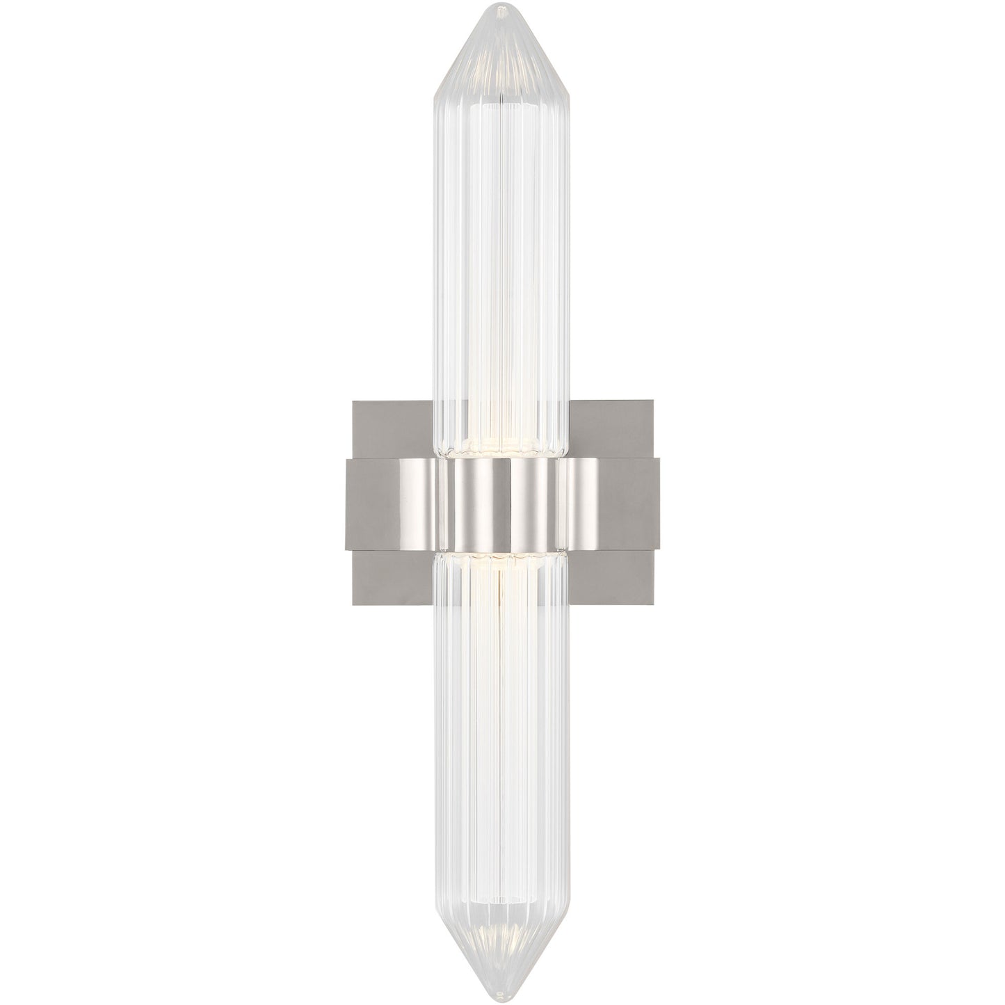 Visual Comfort Architectural 700BCLGSN23N-LED927 Langston 22.7" Polished Nickel Bathroom Vanity Light, Integrated LED 2700K